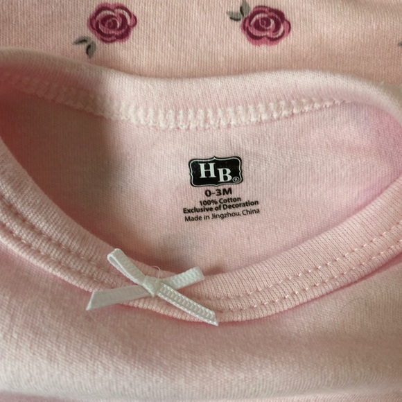 Hudson Baby Long Sleeve Onesies 5 Pack 0-3 Month - Picture 4 of 7